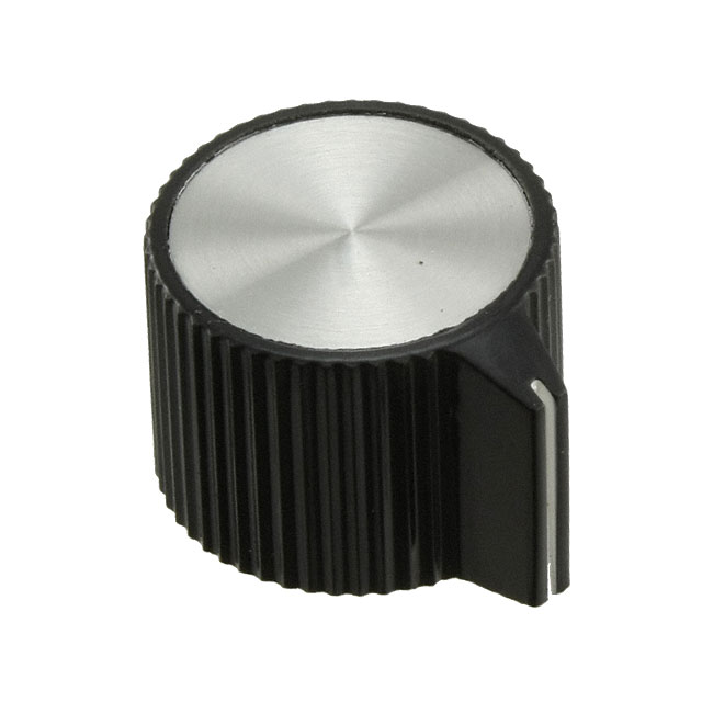 【PKJ70B1/4】KNOB KNURLED 0.250" PLASTIC